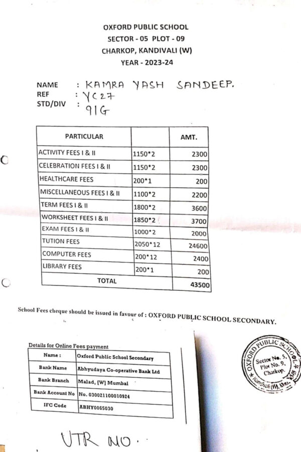 Yash-kamra-fees